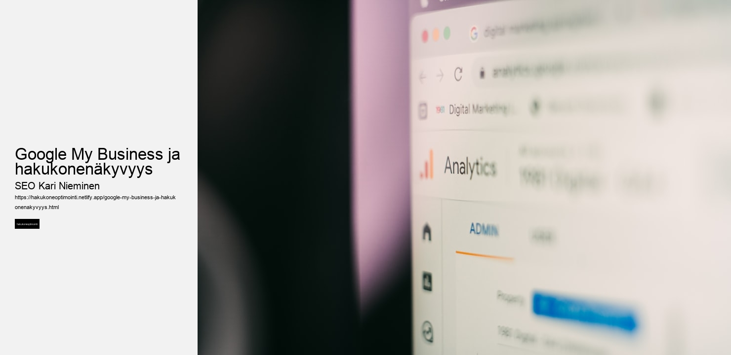 Google My Business ja hakukonenäkyvyys